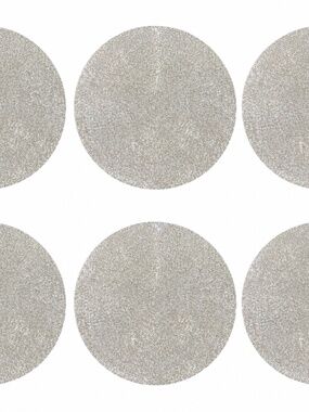 Aman Imports Multi Color Beaded Round Charger Set of 6/ 15x15